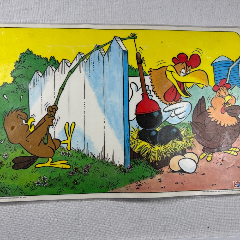 Pepsi Branded Panel with Peach-Pink Illustration and Logo